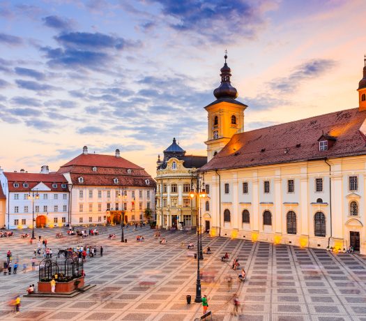 La ville de Sibiu, Roumanie, Europe