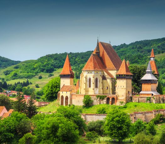 L'église fortifiée de Biertan, Transylvanie, Roumanie