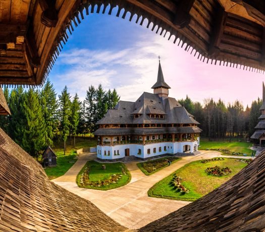 Monastère de Barsana en Maramures, Roumanie, Europe