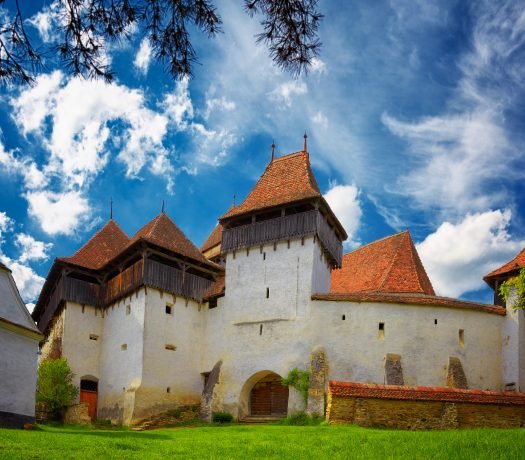 L'église fortifiée de Viscri, Transylvanie, Roumanie